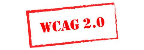 WCAG2.0 Logo. Illustrasjon.